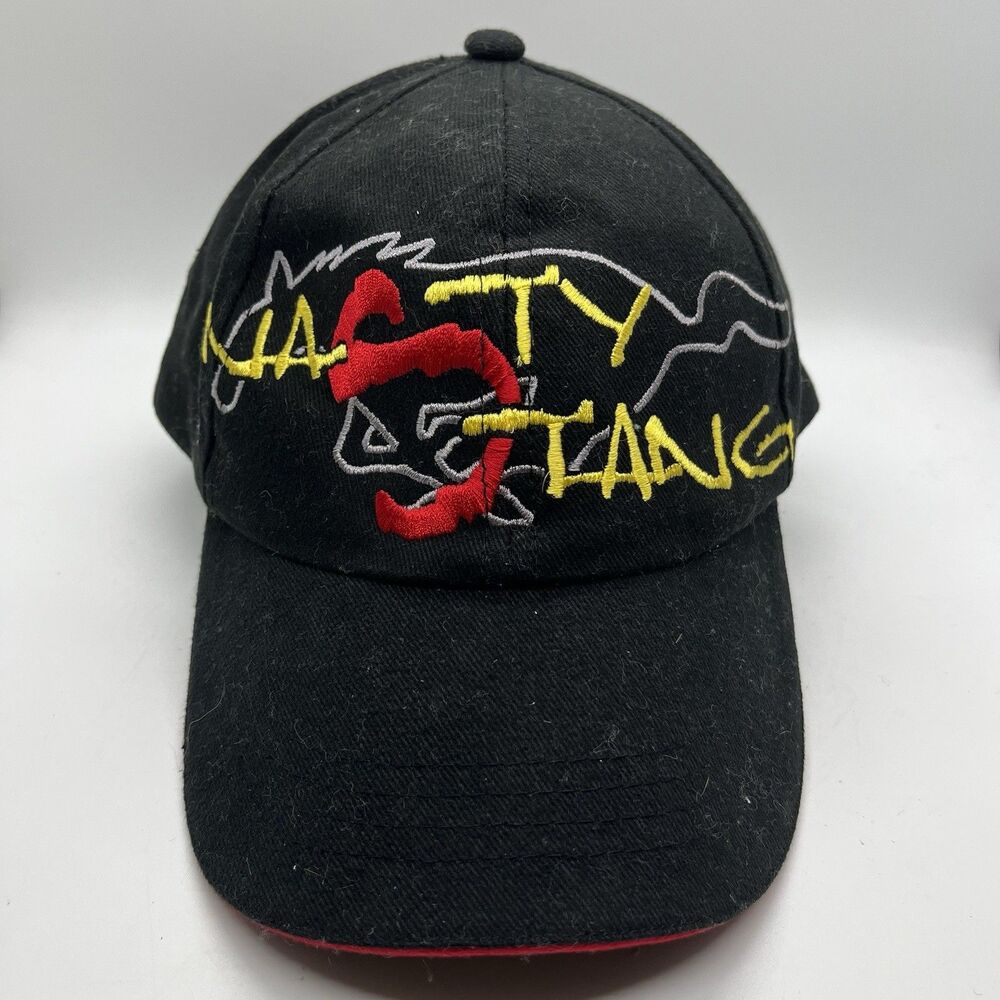 Vintage Rare Ford Motorsport Baseball Hat Cap Nasty Stang Mustang Adjustable